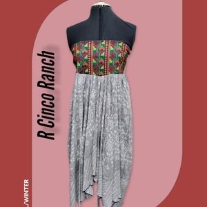 R Cinco Ranch women's halter dress size Small